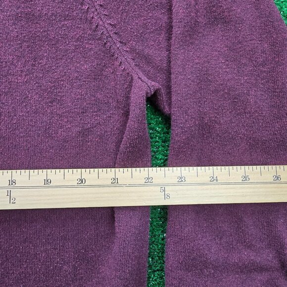 Greg Norman Sweater Mens Large Maroon Pullover 1/4 Zip Golf Preppy Casual - Picture 4 of 7